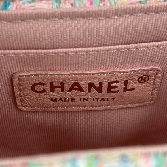 ⚫️🔥CHANEL•24C Cruise Collection Tweed Mini Top Handle Flap Bag - Picture 7 of 8